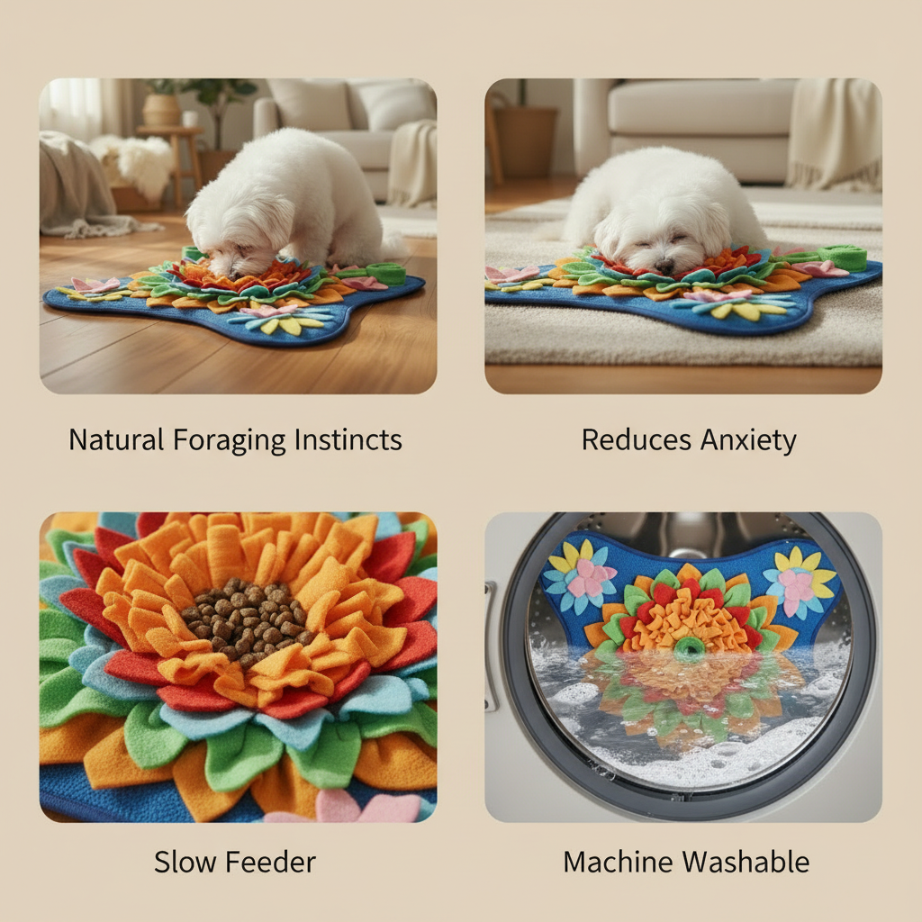 Dog Snuffle Mat — Interactive Foraging Toy for Mental Stimulation | ChakaPakaPets™