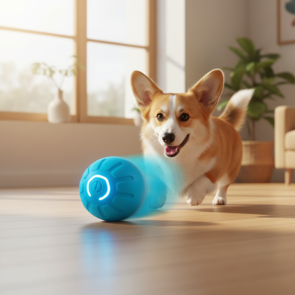 Interactive Dog Ball — Automatic Rolling & Bouncing | ChakaPakaPets™