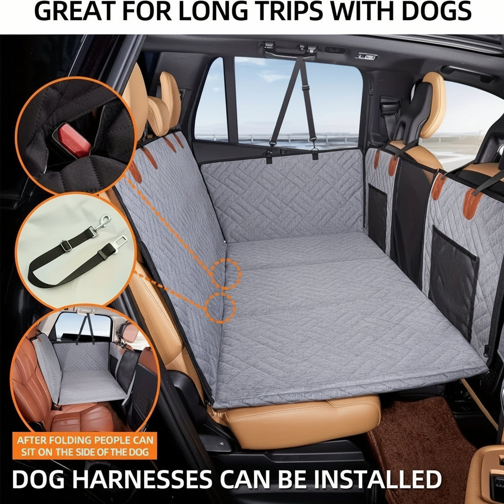 Dog Car Seat Cover — Waterproof & Non-Slip | ChakaPakaPets™