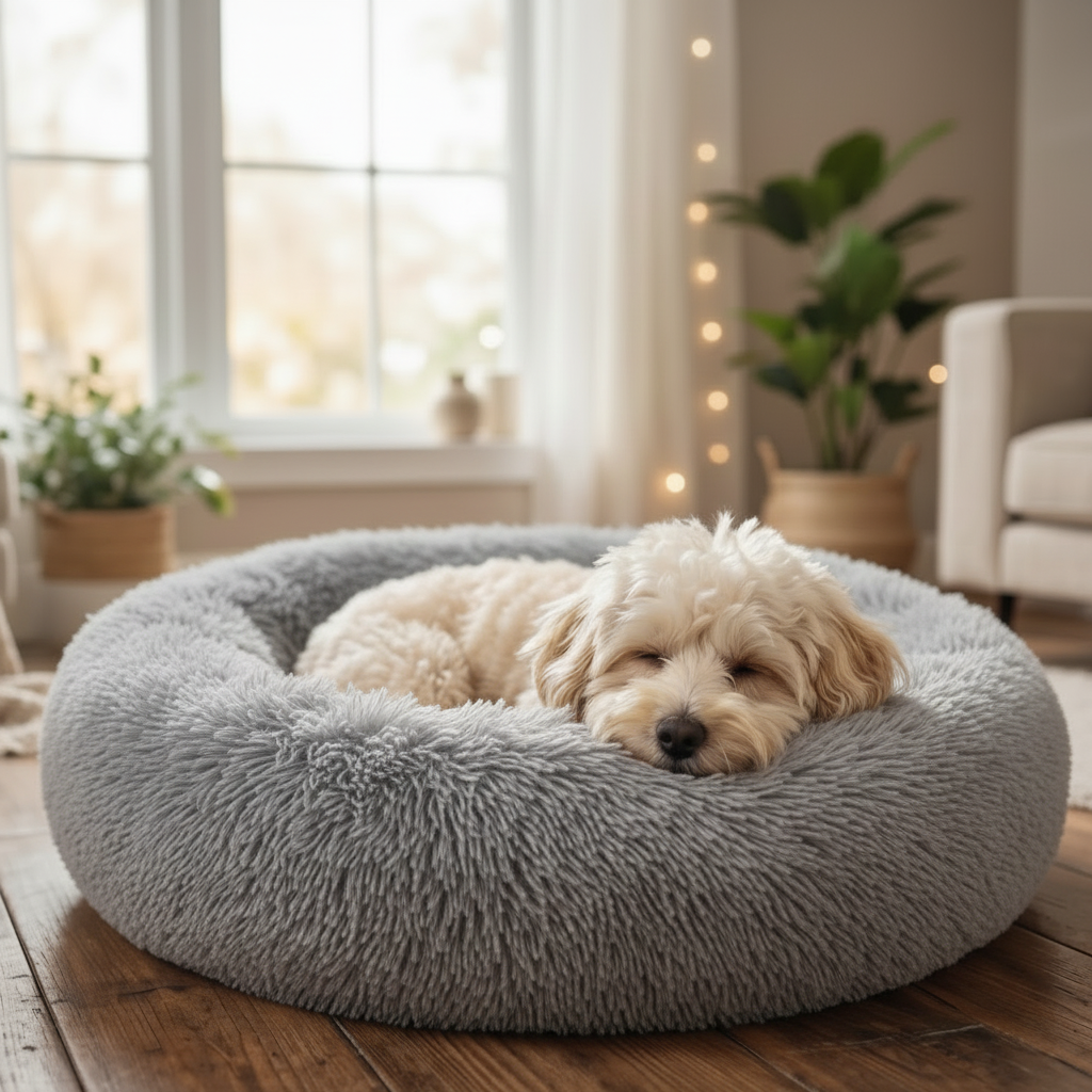 The Calming Dog Bed — Deep Sleep for Anxious Dogs | ChakaPakaPets™