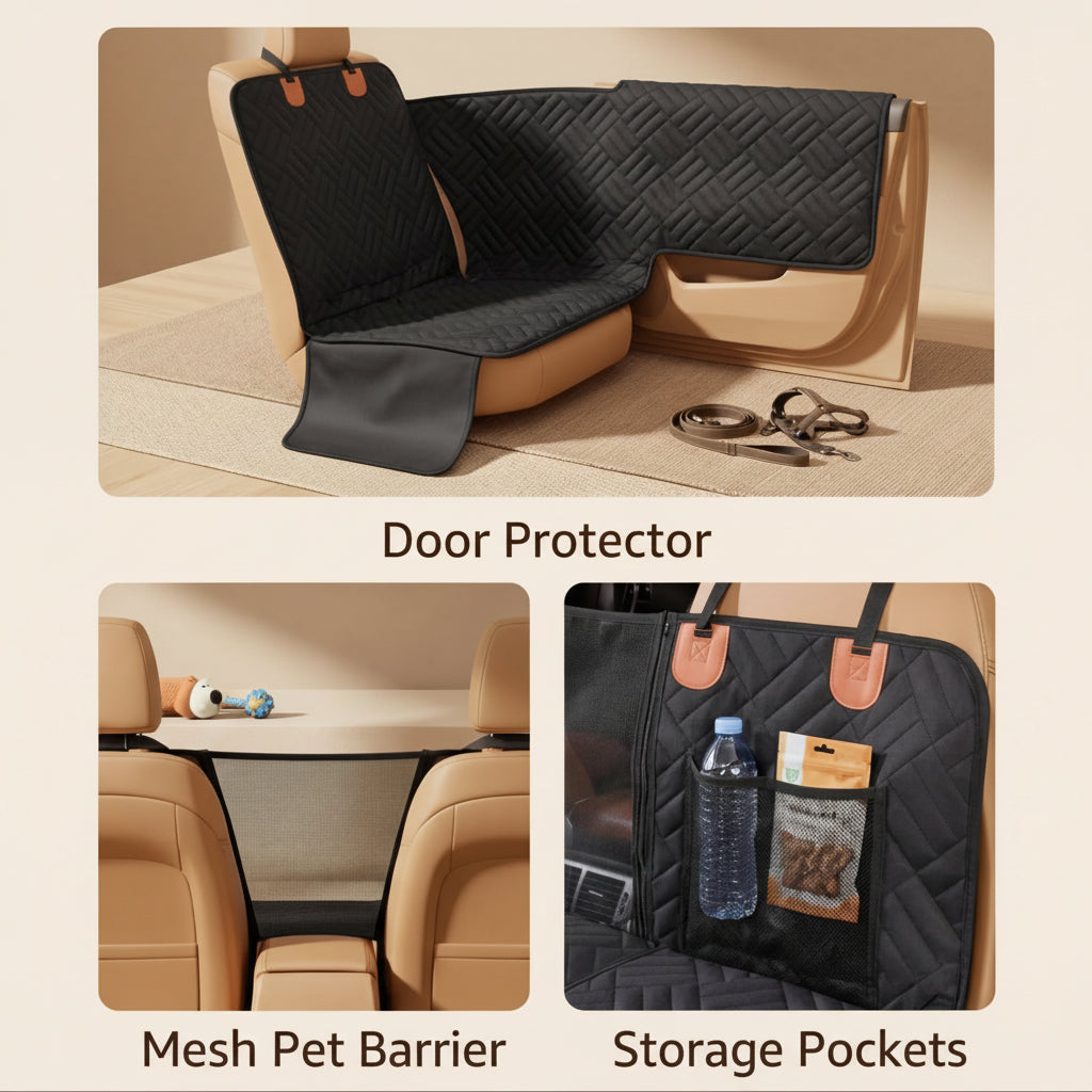 Dog Car Seat Cover — Waterproof & Non-Slip | ChakaPakaPets™