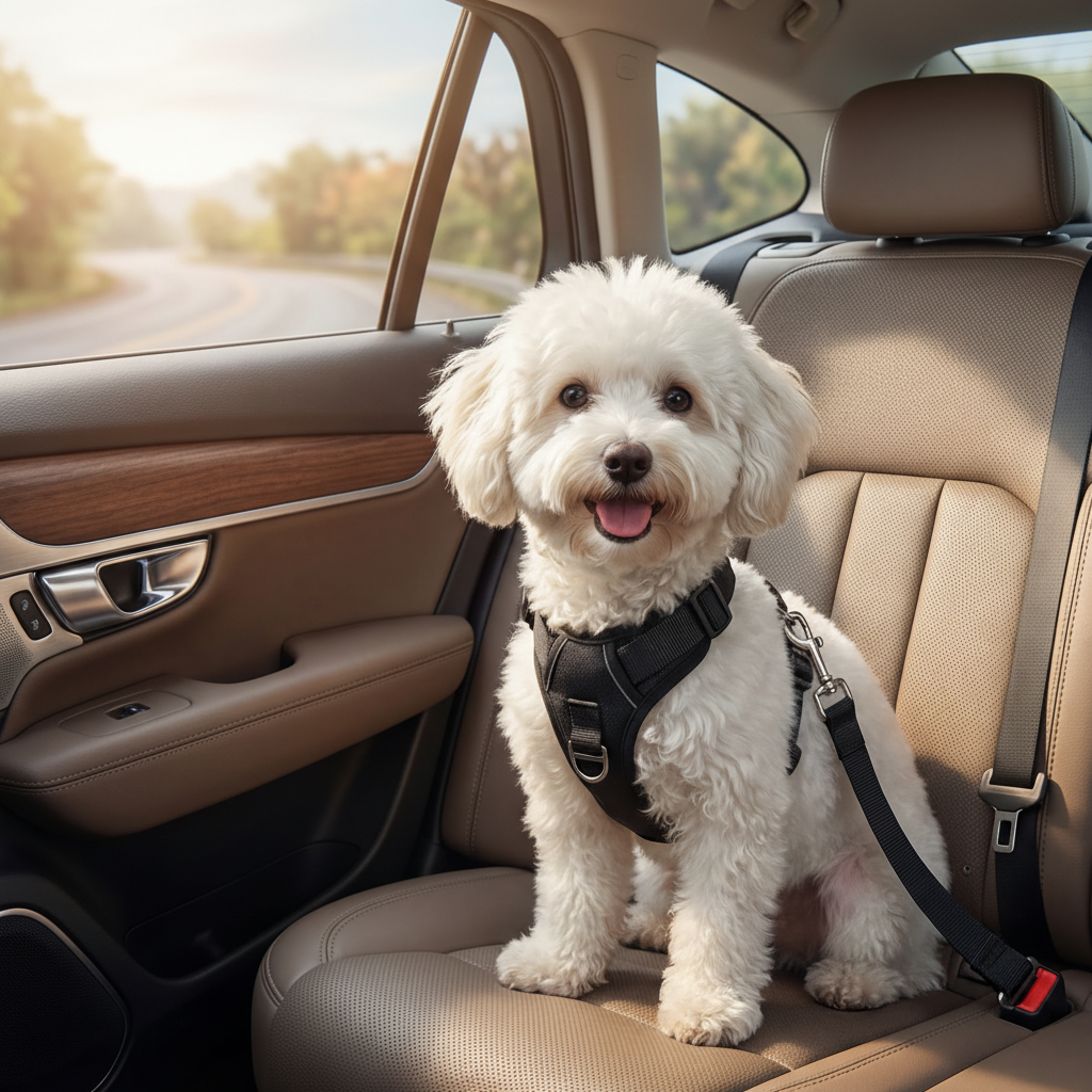Dog Car Seat Belt — Adjustable & Universal Fit | ChakaPakaPets™